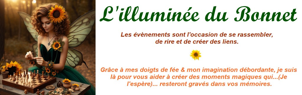 Créatrice de jeux - Organisatrice d'anniversaire